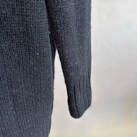 Moda International Y2k black/white Southwestern sweater tie cardigan Size medium - Picture 9 of 16